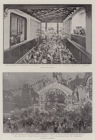 Le quatre-vingtième anniversaire de la reine - Ernest Prater